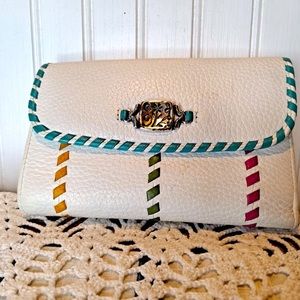 Brighton Tippi Leather Wallet Crossbody Bag